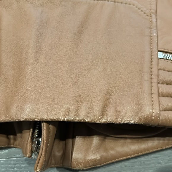 Bike style leather Maje jacket - Picture 3 of 4